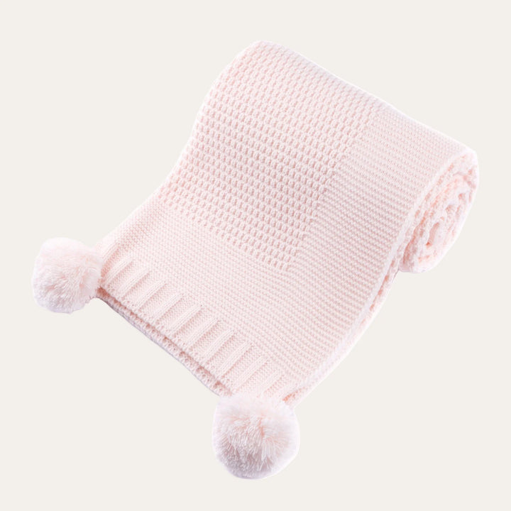 Baby Girl Bunny Hamper And Personalised Baby Blanket Gift