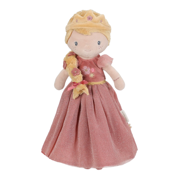 Princess Julia soft doll with blonde plait and pink dress