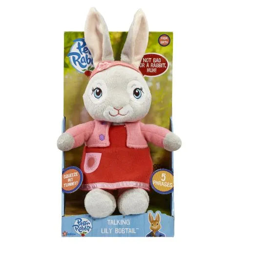 Peter Rabbit Talking Lily Bobtail Soft Toy