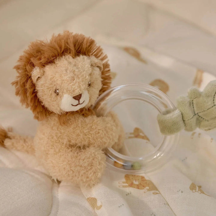 lion ring rattle