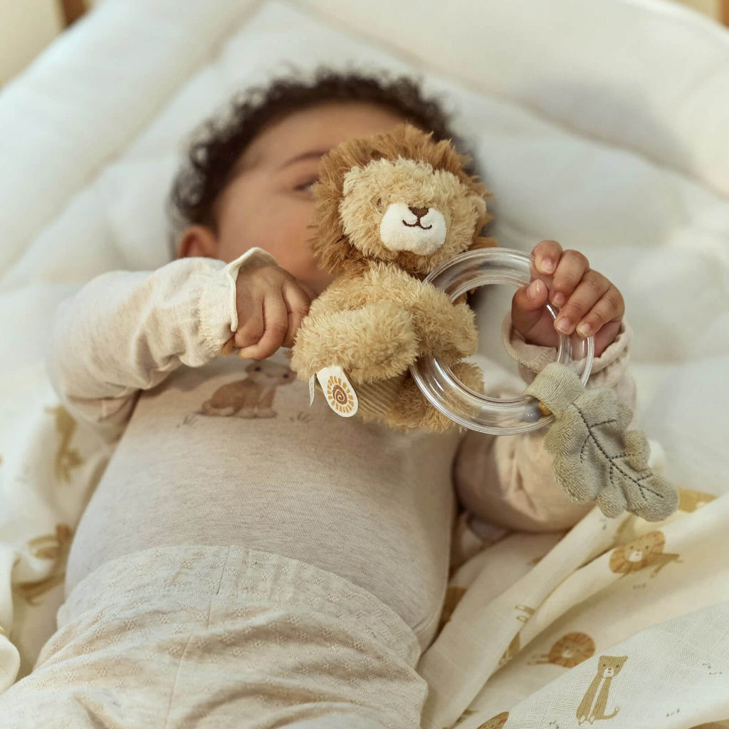 lion ring rattle 
