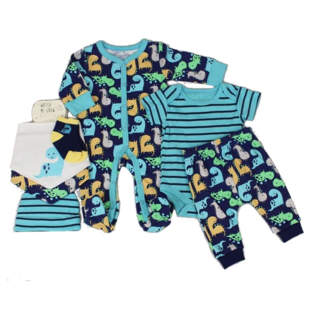 Dinosaur Baby Boy Hamper, Baby Boy Layette, Dinosaur Lovey, New Parents Gift