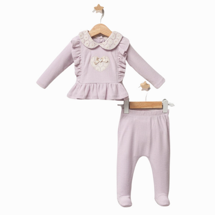 Spanish Baby Girl Two Piece Clothing Set, Baby Girl Coming Home Outfit