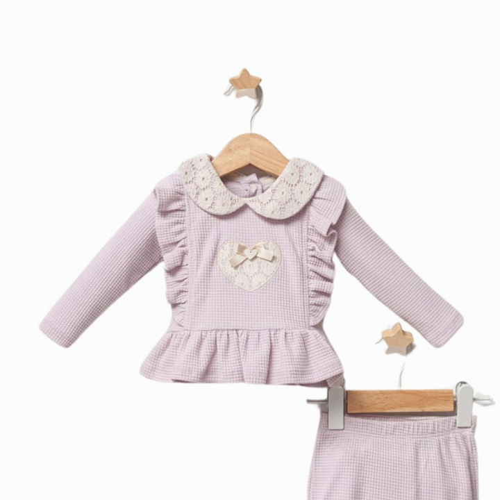 Spanish Baby Girl Two Piece Clothing Set, Baby Girl Coming Home Outfit