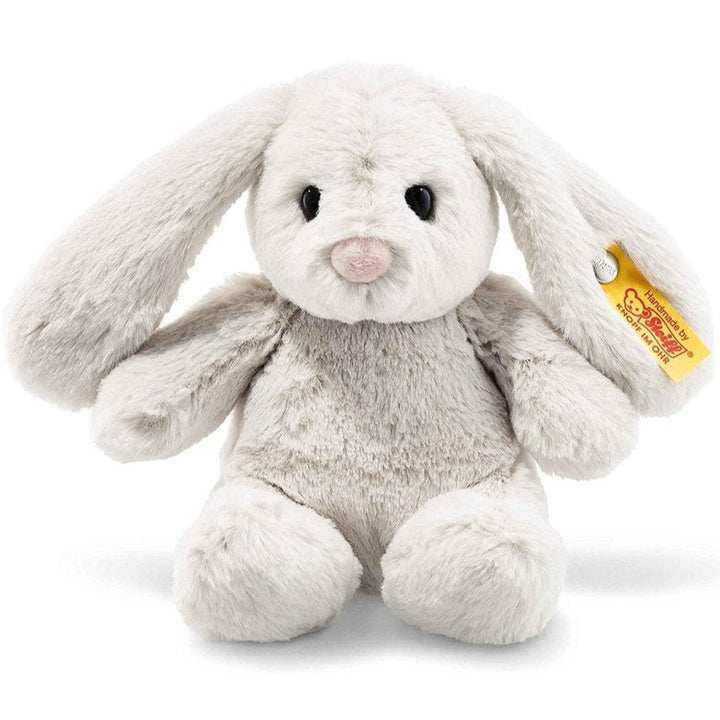 steiff grey bunny with button in ear