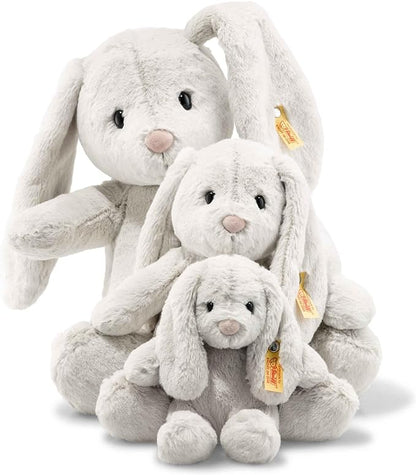 Steiff Soft Cuddly Friends Hoppie Rabbit, Light Grey