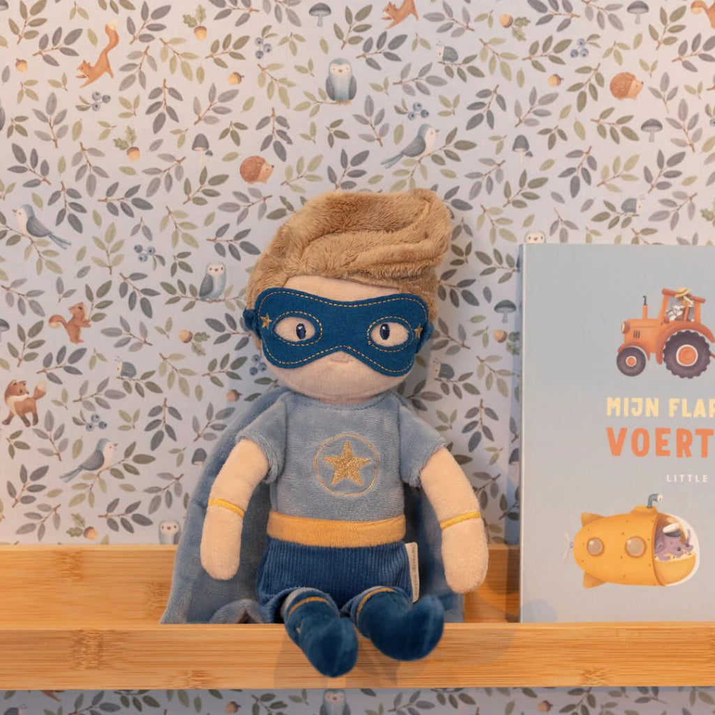 little dutch superhero soft doll 