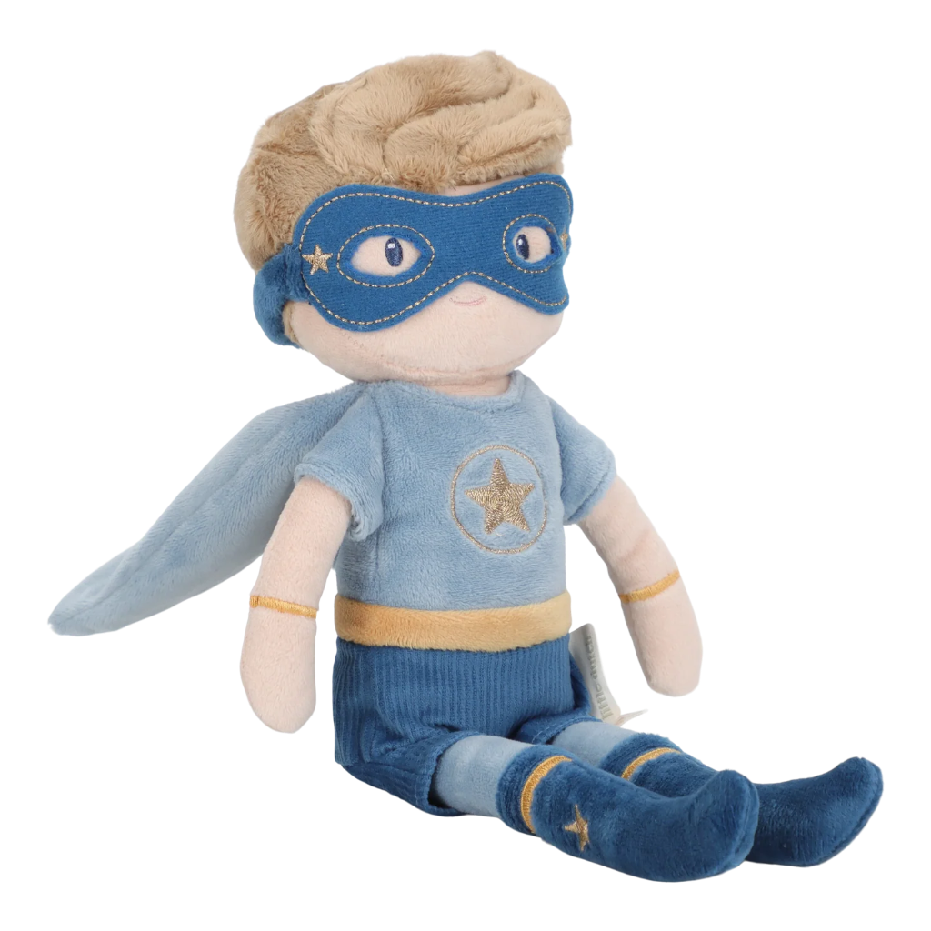 little dutch superhero soft doll 