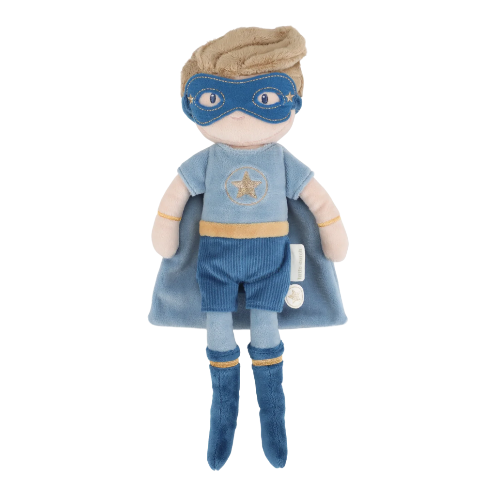 little dutch superhero soft doll 