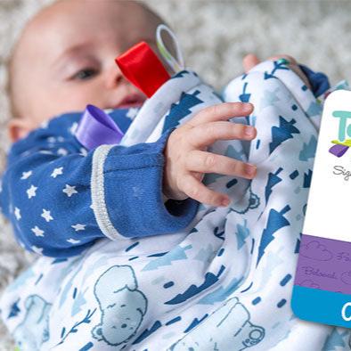 Taggies Original Arctic Bears Comfort Blanket