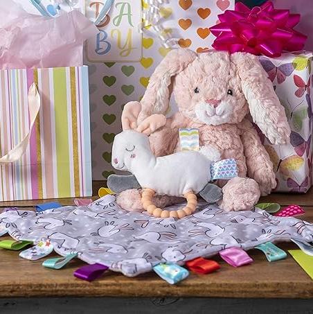 Taggies Original Bunnies Comfort Blanket By Mary Meyer