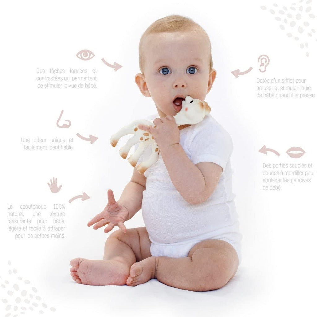 Sophie The Giraffe Teether, Sophie La Giraffe Sensory Toys, Baby Giraffe Teething Toys