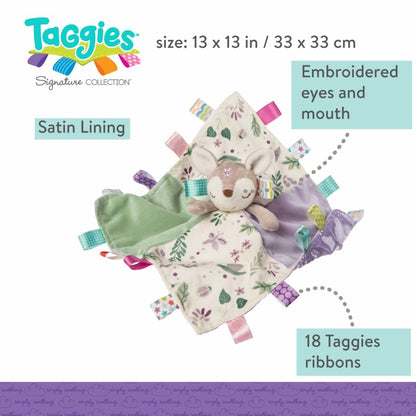 Taggies Flora Fawn Character Blanket, Baby Taggie Blanket, Mary Meyer Taggie