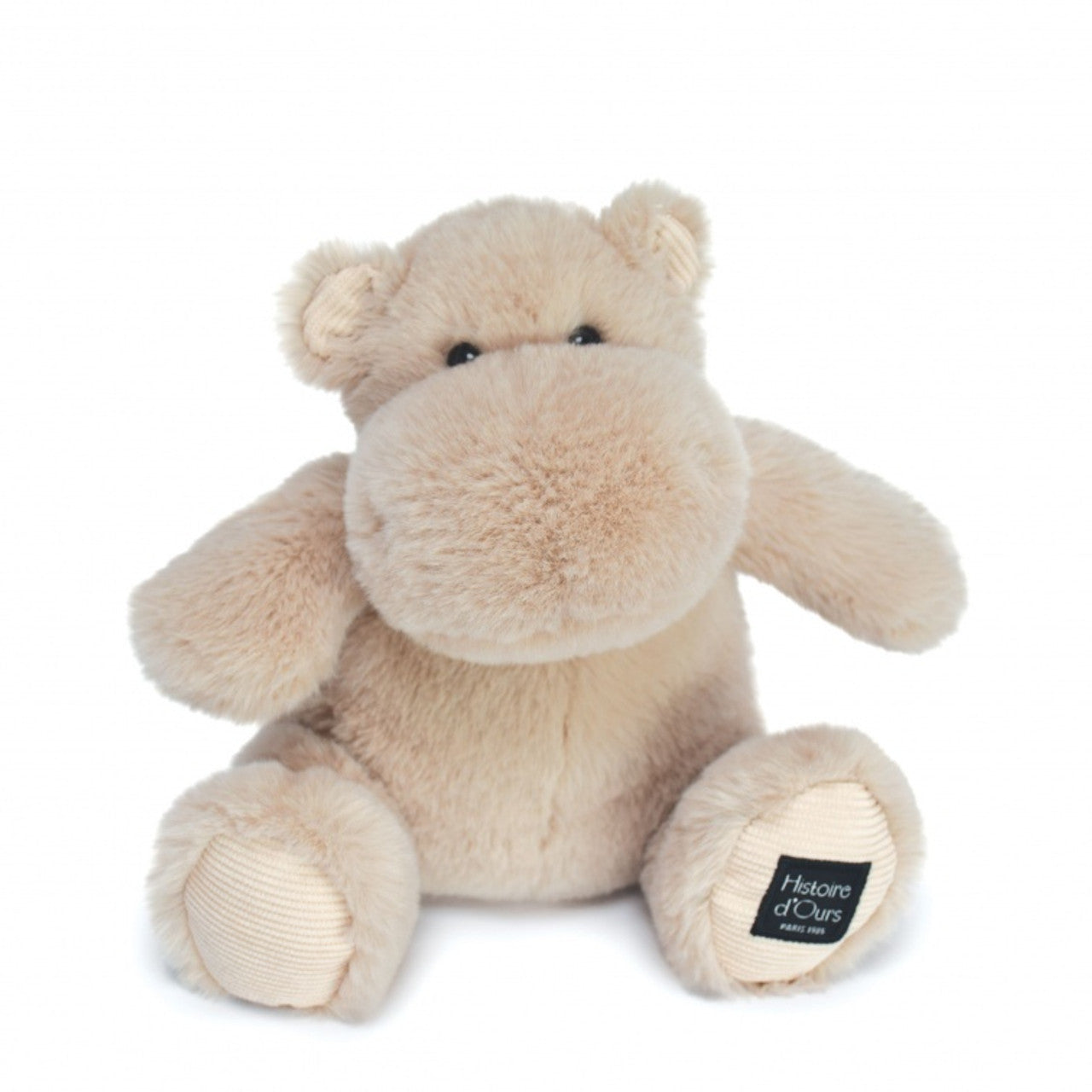 Hippo Hip!Cool  In Beige Sand By Doudou Et Compagnie, Baby Hippo Soft Toy