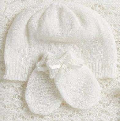 Luxury Baby Cashmere Hat And Mittens By G H Hurts