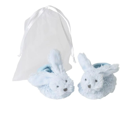 Baby Boy Slippers, Happy Horse Blue Richie Soft Bunny Baby Slippers