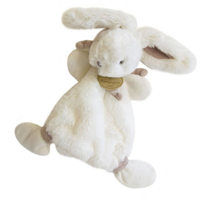 Doudou Et Campagnie Lapin Bonbon In Taupe, Baby Bunny Toy