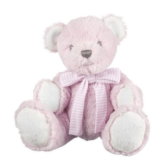 Cute Teddy Bear Pink, Hug A Boo Bear With Rattle