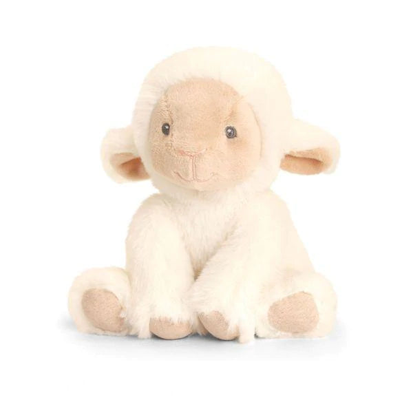 Keeleco Lullaby Lamb 14cm, Soft Cuddly Baby Toy