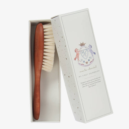 Luxury soft baby hair brush in gift box 