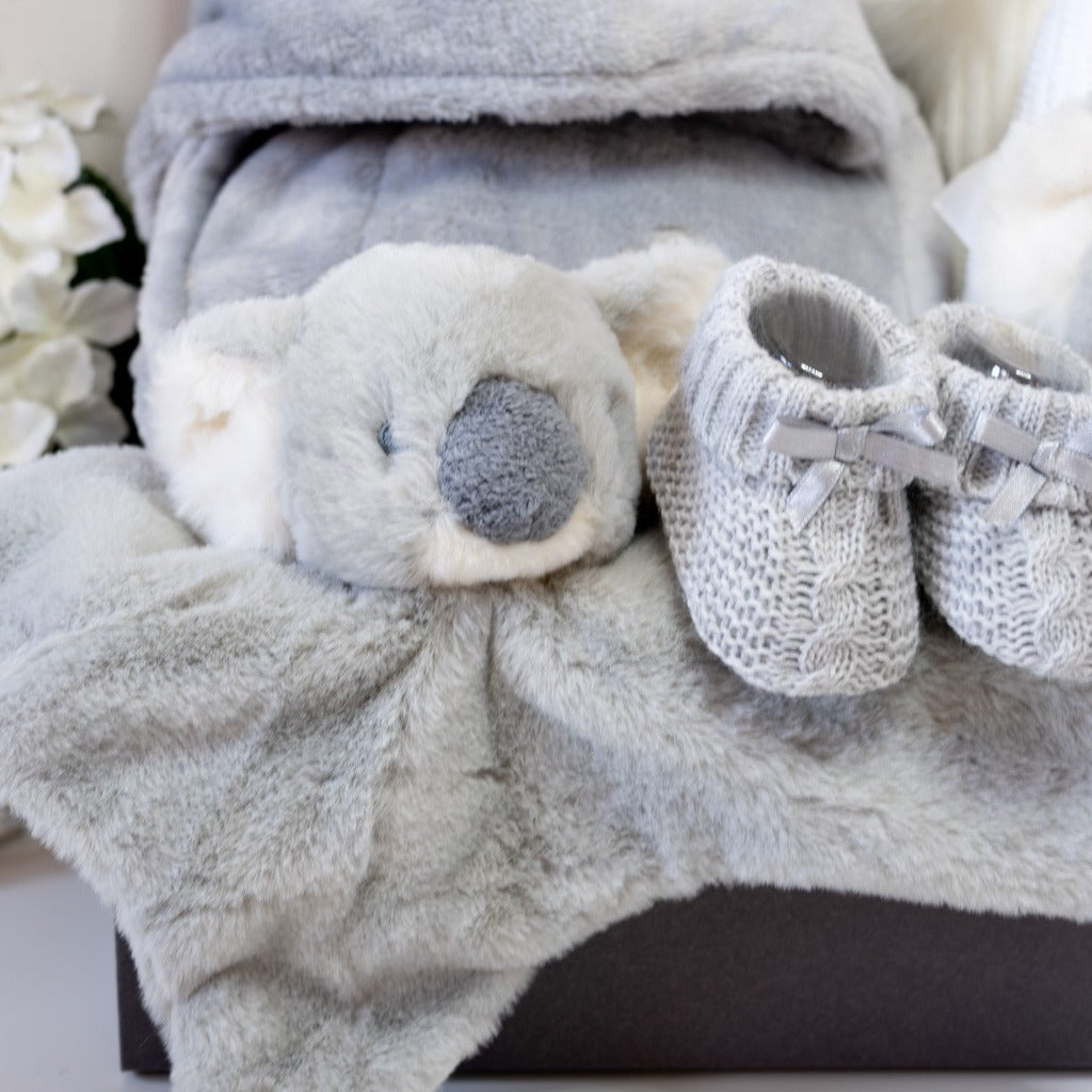 Personalisable Koala Themed Baby Hamper - Roo And Little Boo