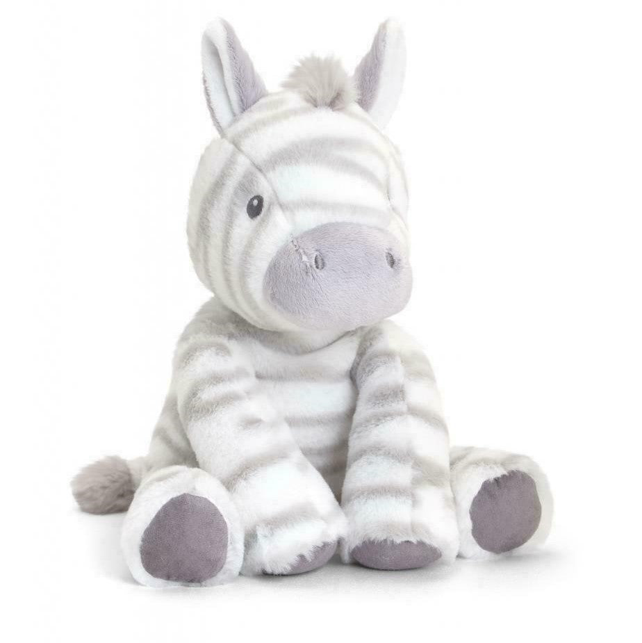 Soft Grey And White Zebra Baby Toy