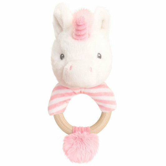 Twinkle Unicorn Ring Rattle, Soft Unicorn Baby Toy