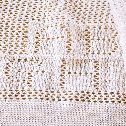 Baby Shawls, G H Hurt Luxury Baby Shawl, Heirloom Baby Shawl With Teddy And Alphabet Pattern, Christening Gift, New Baby Gift