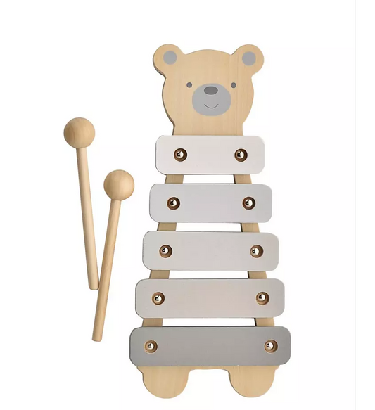 Wooden Xylophone Teddy, Sensory Toy